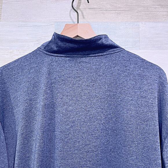 U.S. Department Of Veterans Affairs 1/4 Zip Performance Pullover Blue Mens 4XL - Picture 4 of 6